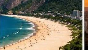 Litoral de praia oceânica do Rio de Janeiro